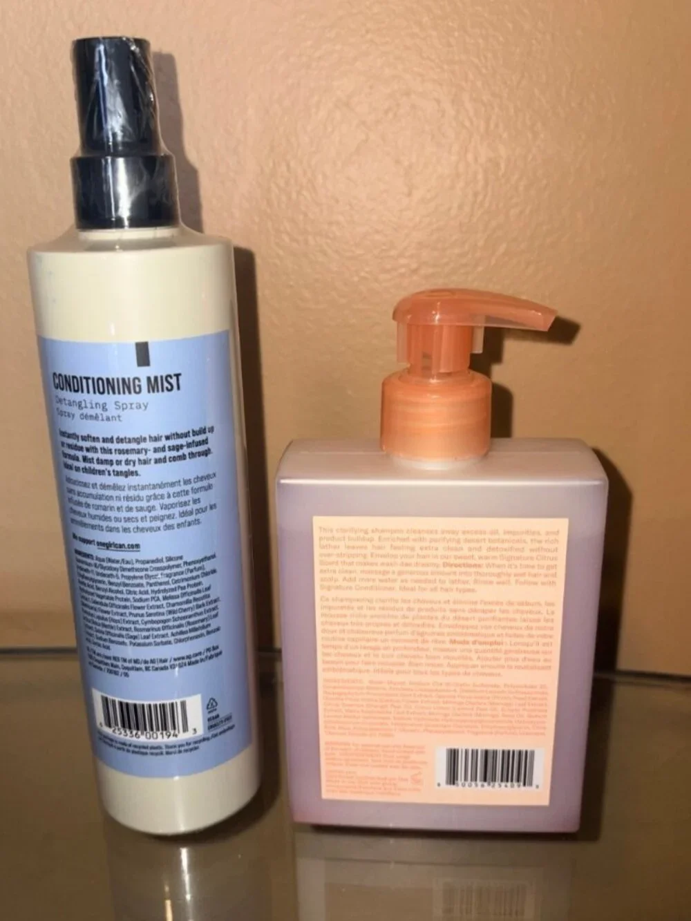 Dae Desert Detox Clarifying Shampoo + AG Care Conditioning Mist Detangling Spray